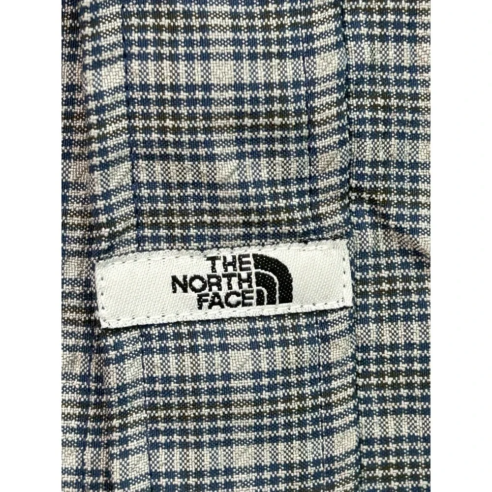 The North Face Shirt Sz XL Mens Button-Up Traverse Plaid Hiking Outdoor Camping